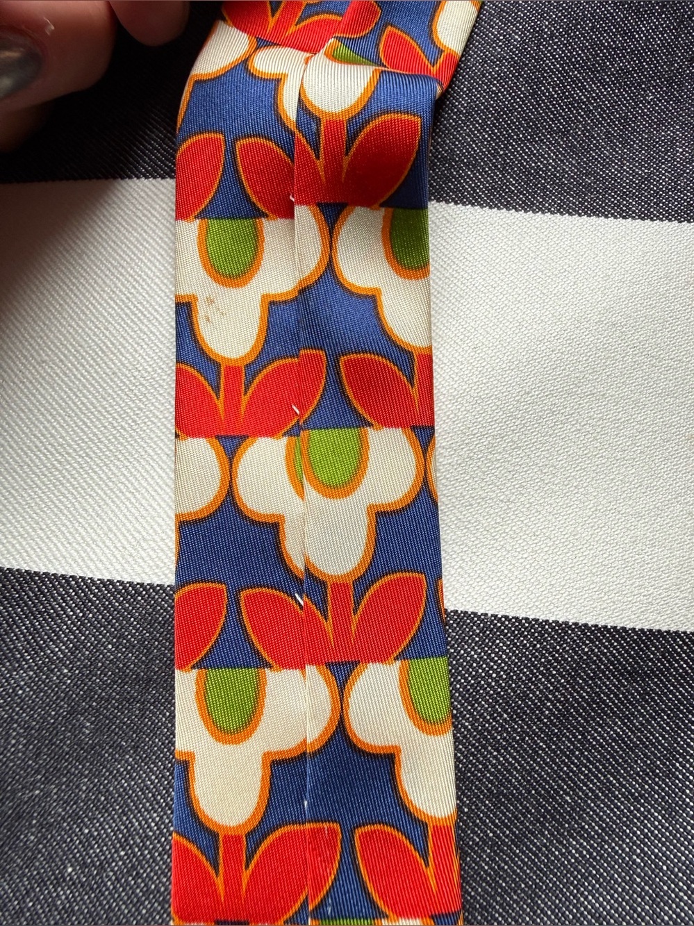Rare Gucci Pop Art Multicolor Red Blue Green Geometric Silk Tie - Picture 10 of 16